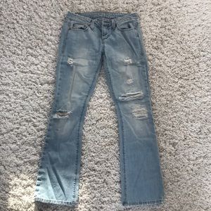 Low rise flare jeans vintage